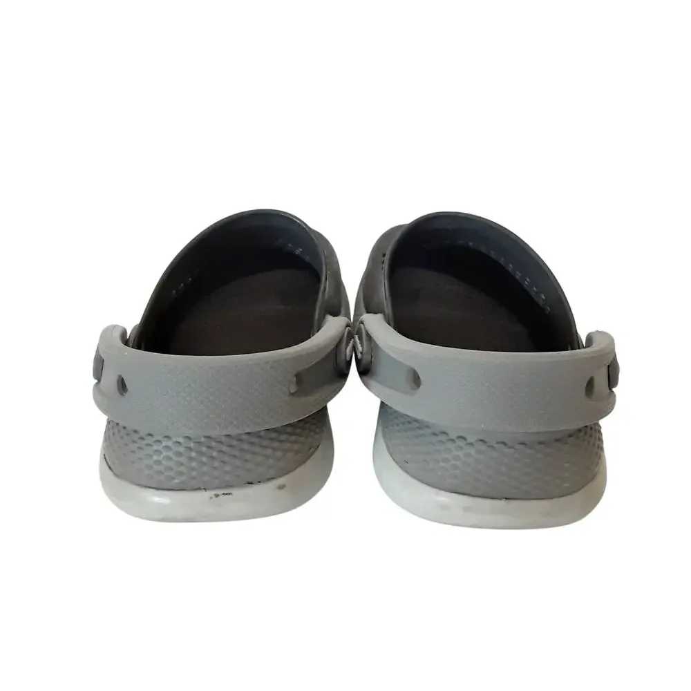 Crocs Literide 360 Clogs Kids 9 Black Slip On Water Shoes Comfort Summer Boys